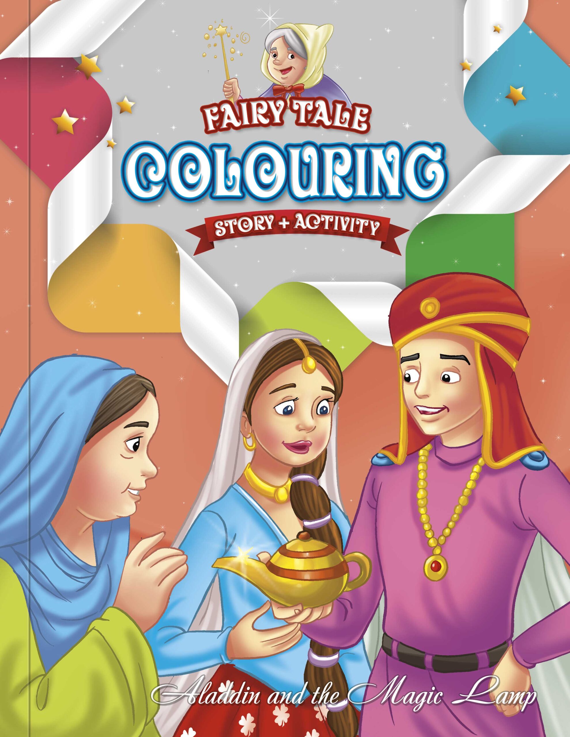 Aladdin” Fairy Tale Colouring Book - Rabia Books