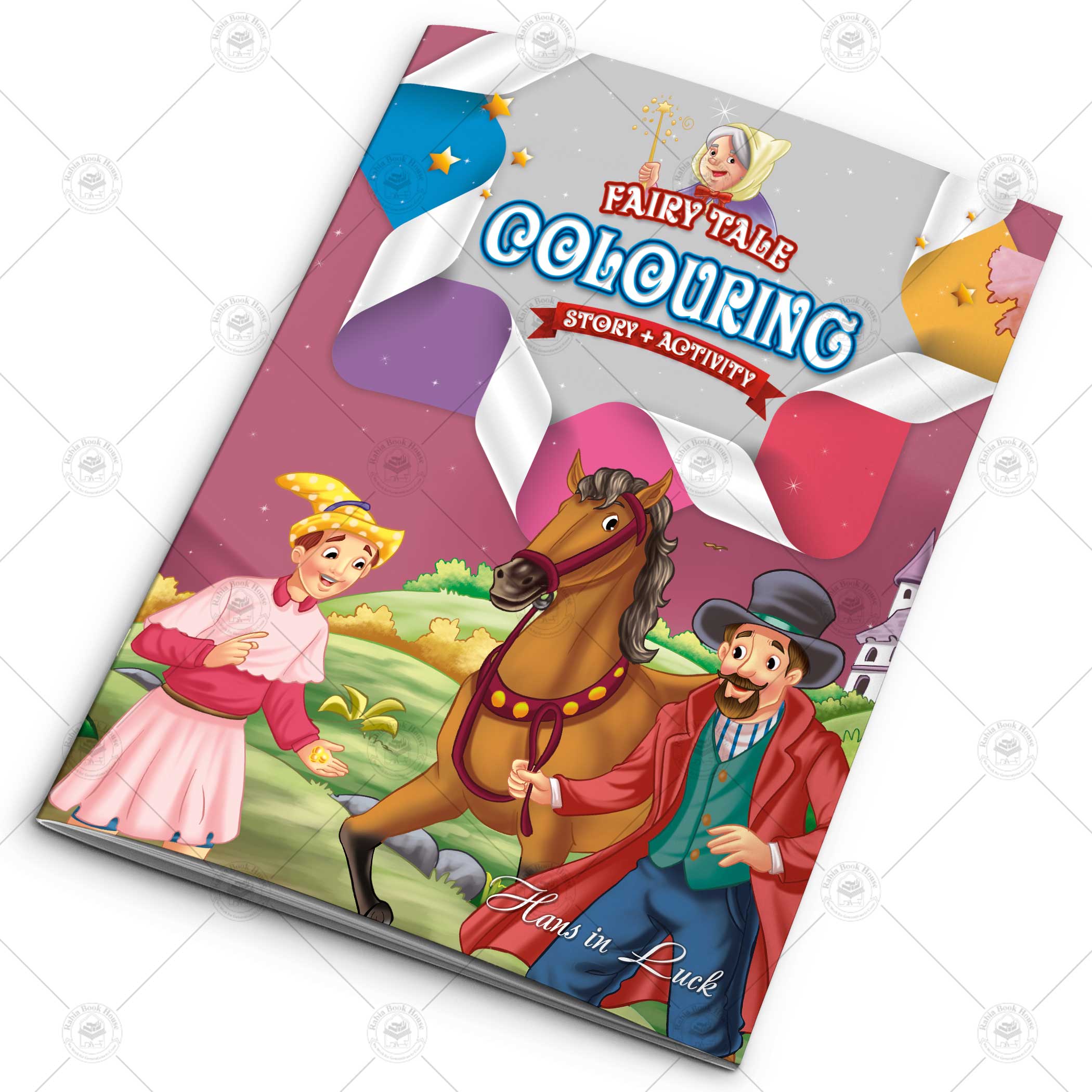 "Hans in Luck" Fairy Tale Colouring Book - Image 2