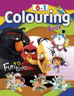6 Characters Colouring Book - 1