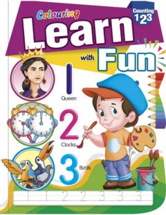 "123" Colouring Learn With Fun Colouring Book