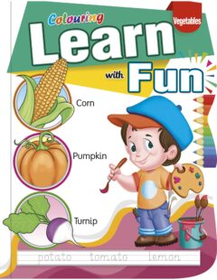 "Vegetables" Colouring Learn With Fun Colouring Book