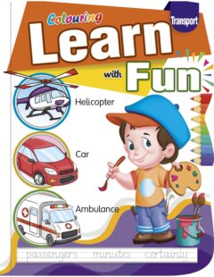 "Transports" Colouring Learn With Fun Colouring Book