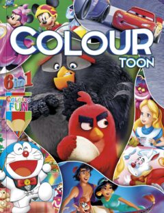 6 in 1 Colour Toon Colouring Book - 1