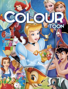 6 in 1 Colour Toon Colouring Book - 2