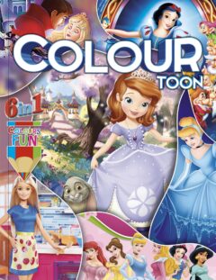 6 in 1 Colour Toon Colouring Book - 3