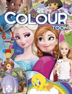 6 in 1 Colour Toon Colouring Book - 8