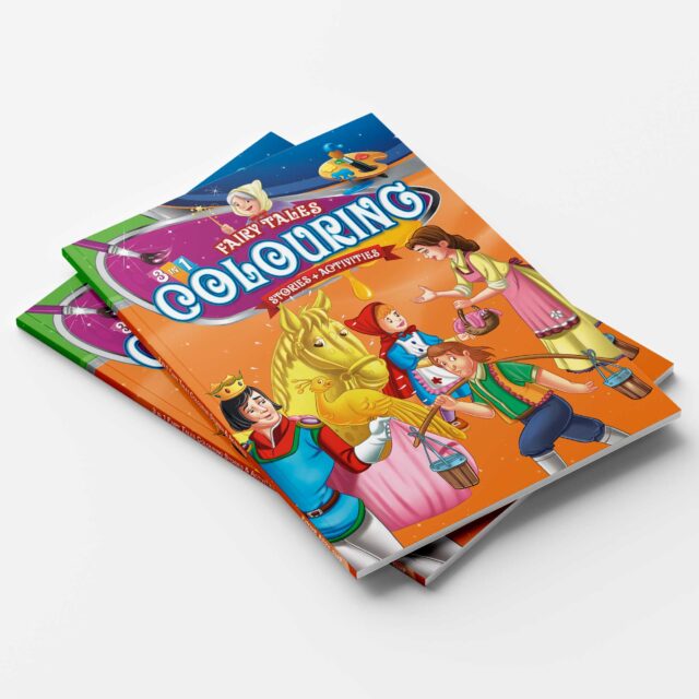 3 in 1 Fairy Tale Colouring Book - 8 - Image 2