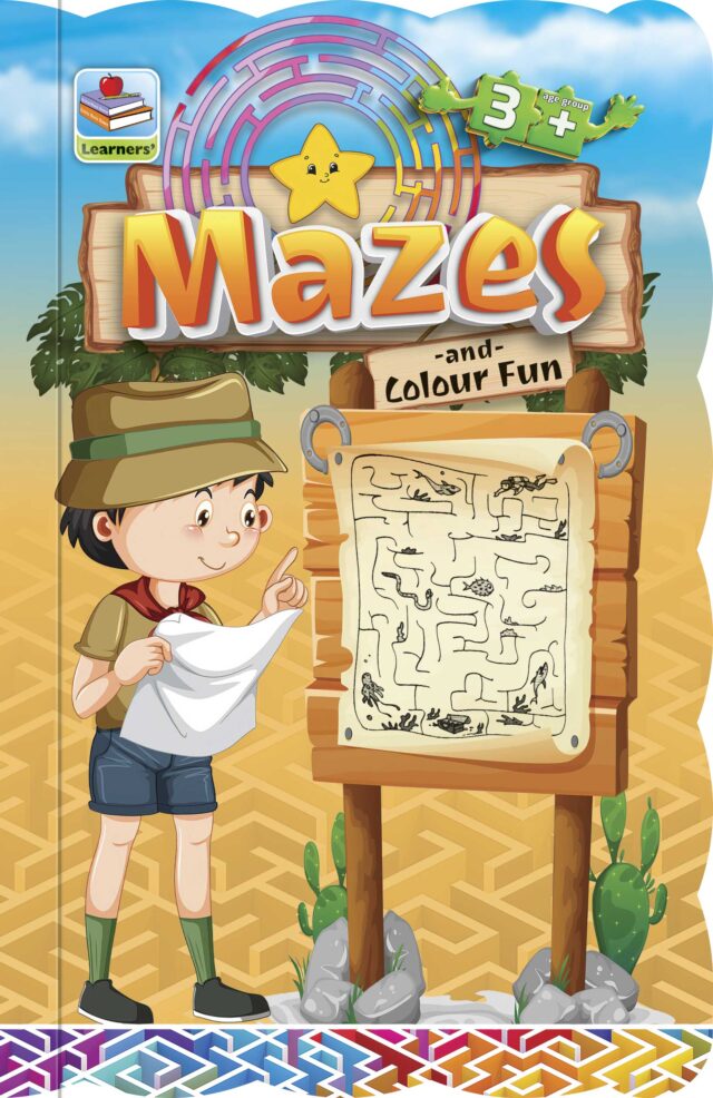 "Mazes & Colouring Fun" Colouring Book - 1